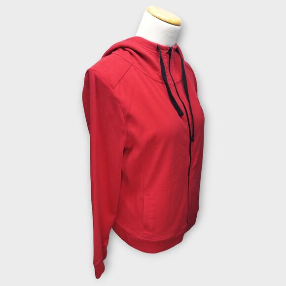 Women's Lauren Ralph Lauren Active Red Full Zip Hoodie NO size tag - Picture 7 of 7